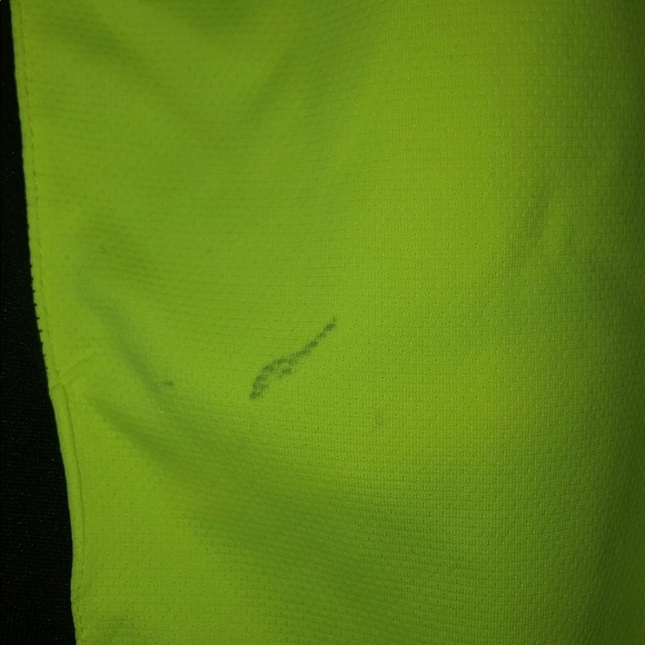 Neon Yellow/Green Adidas ClimaCool 1/4 Zip Running Jacket - Men's Large - Picture 11 of 11